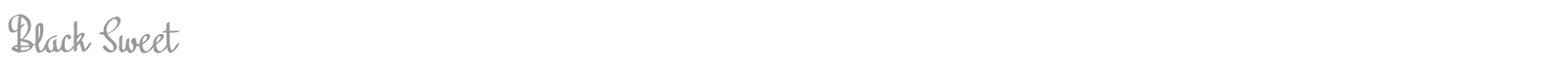 Black Sweet font preview